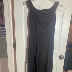 NY&Co Black Gown with Royal Blue Lining
